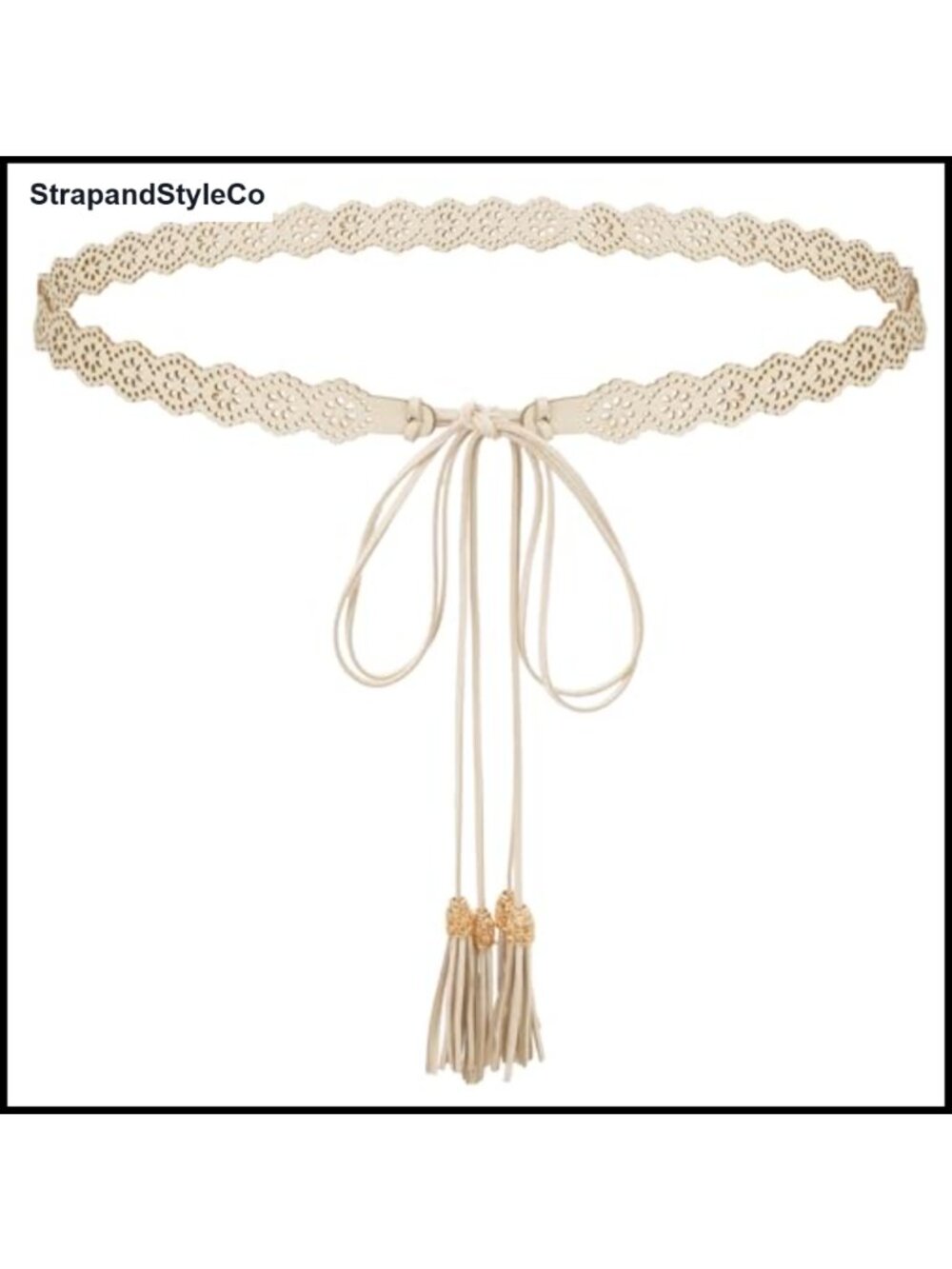 Braided Faux Leather Tassel Waist Belt Boho Rope Tie Wrap Belt